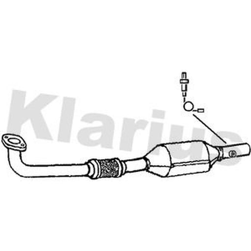 Klarius Catalyst Type Approved With Pipe fits MG Zt 2003-2005 1.8