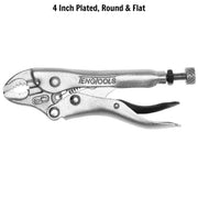 Teng Tools Curved Jaw Power Grip Plier 105mm Teng Tools - Dynamic Drive