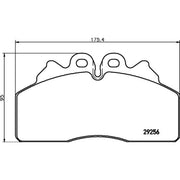 DON Front Brake Pad Set fits Iveco Eurocargo I-Iii 2000-2015