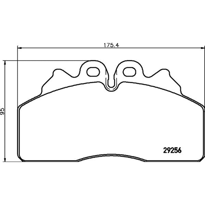 DON Front Brake Pad Set fits Iveco Eurocargo I-Iii 2000-2015
