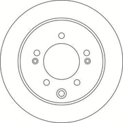 Abtex Rear Brake Solid Discs & Pads fits Kia Soul I 2009-2014 1.6