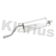 Klarius Box With Tail Pipe Rear fits Fiat Punto 2012 on 1.4