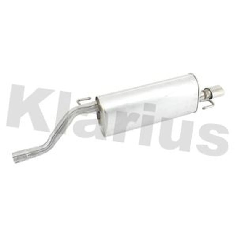 Klarius Box With Tail Pipe Rear fits Fiat Punto 2012 on 1.4