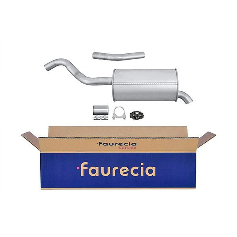 Hella End Silencer Rear fits Mercedes-Benz Citan Dualiner 2012-2021