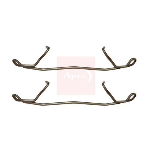 Apec Brake Pad Accessory Fitting Kit Front fits Audi 100 C3 1982-1990 2.0