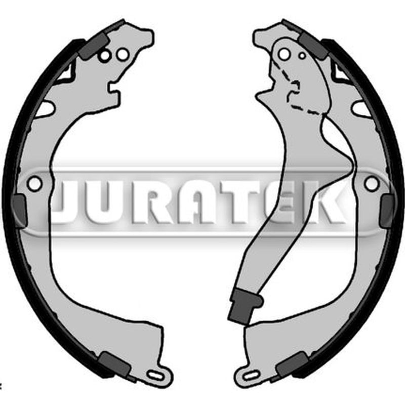 Juratek Brake Shoe Set Axle Kit Rear fits VW Amarok 2010-2022 2.0 3.0