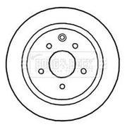 Borg & Beck Front & Rear Brake Discs & Pads fits Nissan Juke 2010-2019 1.6