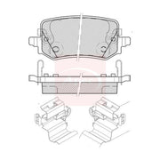 Apec Rear Brake Pad Set PAD2535