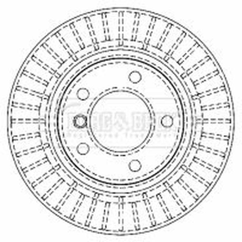 Borg & Beck Front Vented & Rear Vented Brake Discs & Pads fits BMW 3 2007-2011