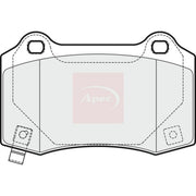 Apec Rear Brake Pad Set fits Cadillac Cts 2015 on 6.2