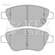 Key Parts 4 x Front Brake Pad Set fits Opel Corsa D 2006-2014 1.0 1.2 1.3 1.4