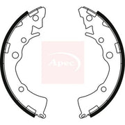 Apec Brake Shoe Set Axle Kit fits Kia Picanto II 2011-2017 1.0 1.2