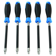 Laser E-Socket Flexi Driver Set 5pc 7616 Laser - Dynamic Drive