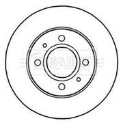 Borg & Beck Front Brake Vented Discs & Pads fits Hyundai Amica 1998-2010 1.0 1.1