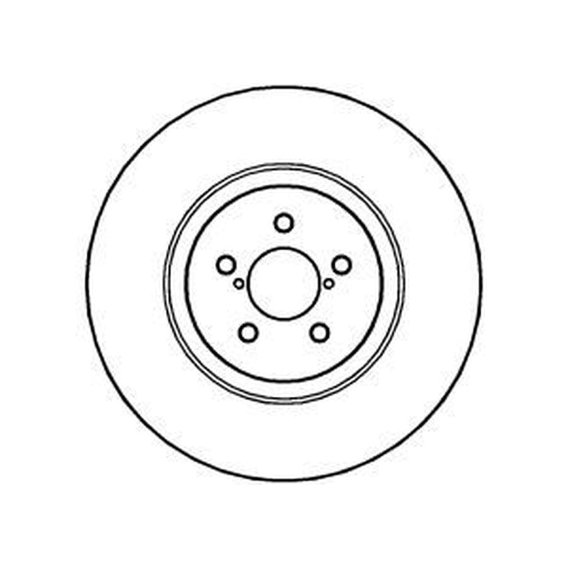 Abtex 2 x Vented Brake Discs