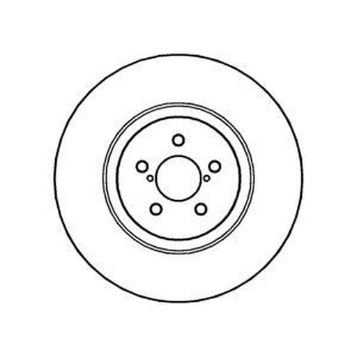 Abtex 2 x Vented Brake Discs