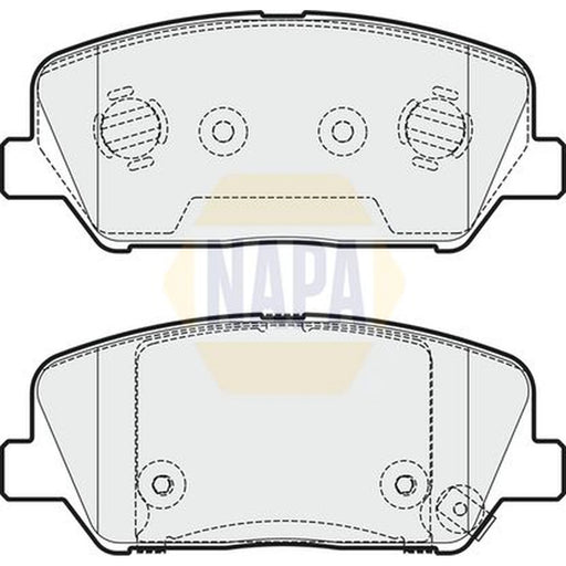 NAPA Front Brake Pad Set NBP1615