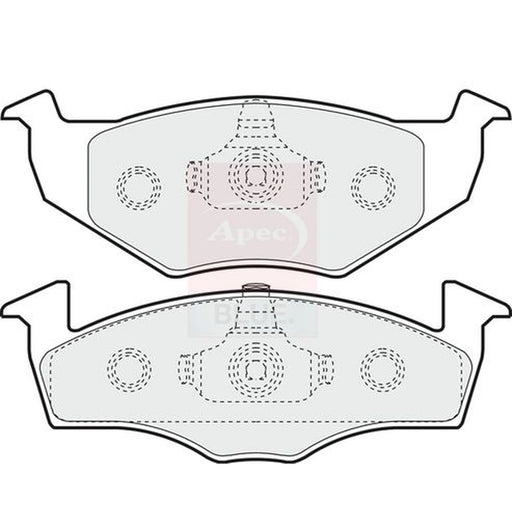 Apec Front Brake Pad Set PD3028