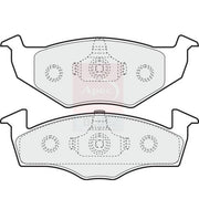 Apec Front & Rear Pads fits Seat Ibiza 1996-2002 1.4 1.6