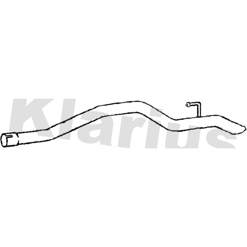 Klarius Exhaust Pipe OD fits Mercedes-Benz Sprinter 2-T 2000-2006
