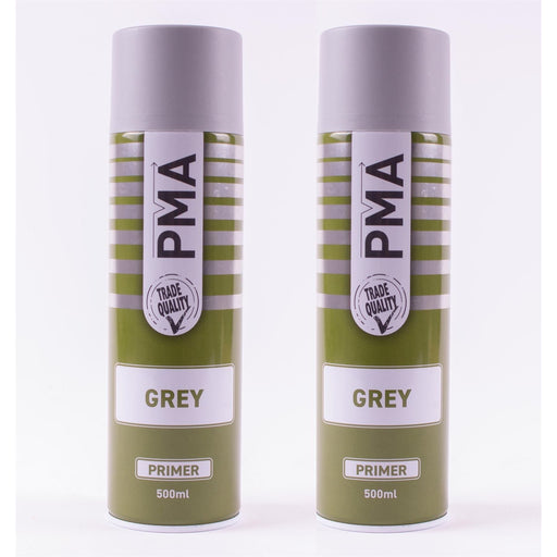 2X Autotek Professional Grey Primer 500Ml Spray Paint High Coverage Autotek - Dynamic Drive