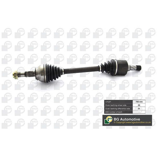BGA CV Drive Shaft Driveshaft Front Left fits Citroën Relay III 2006-2015 3.0