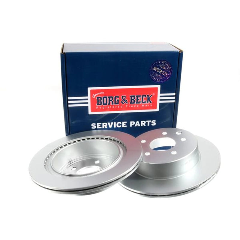 Borg & Beck Front & Rear Brake Discs & Pads fits Renault Koleos I 2008 on 2.0