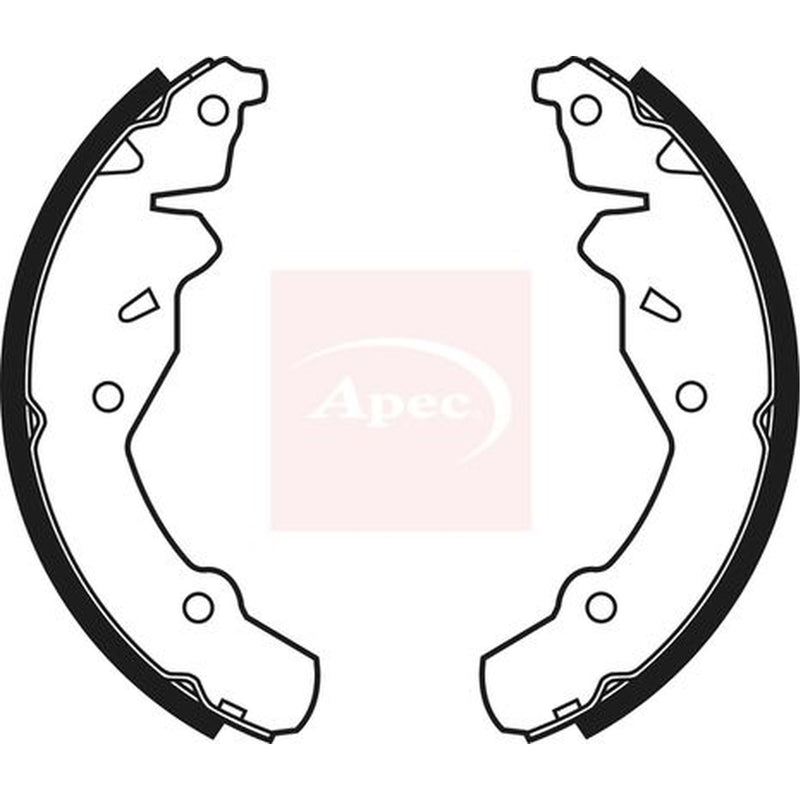 Apec Brake Shoe Set Axle Kit fits Chrysler Pt Cruiser 2000-2010 2.0 2.4
