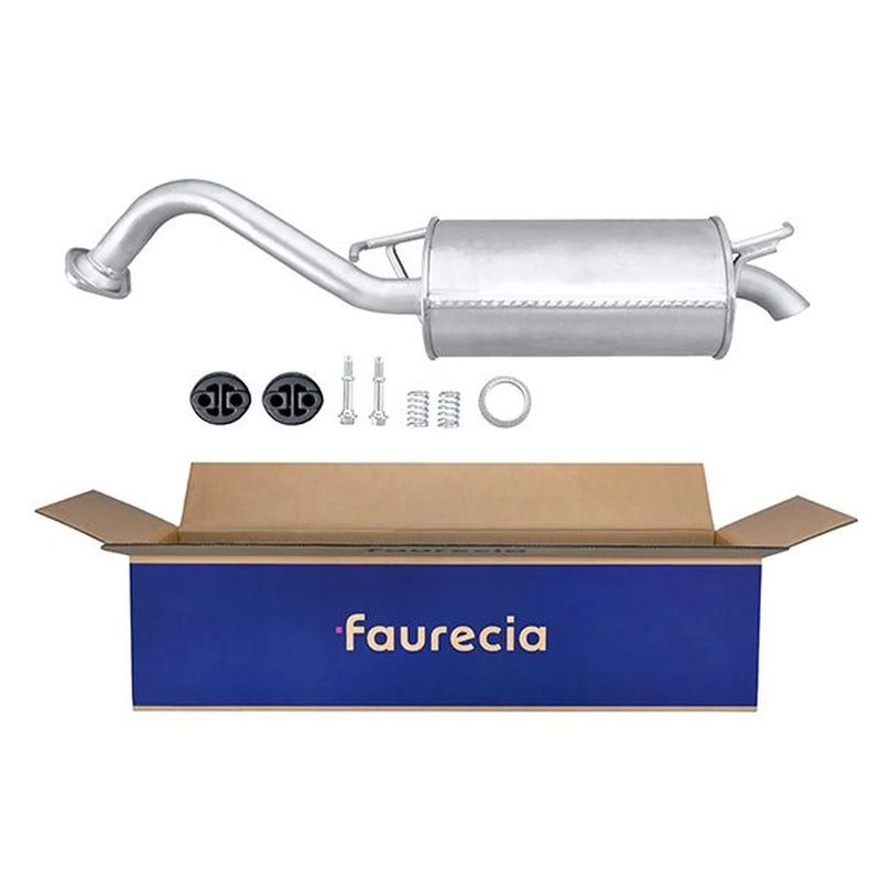 Hella End Silencer Rear fits Toyota Corolla 2001-2007 1.4 1.6