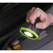 Sealey Rechargeable Pocket Floodlight with Magnet 360 7W COB LED Green Sealey - Dynamic Drive