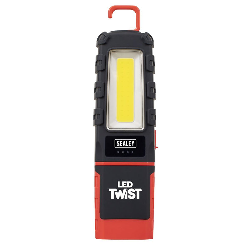 Sealey LED Twist Rechargeable Inspection Light 5W COB & 1W SMD LED601 Sealey - Dynamic Drive