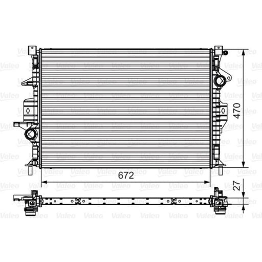 Valeo Engine Radiator 735552