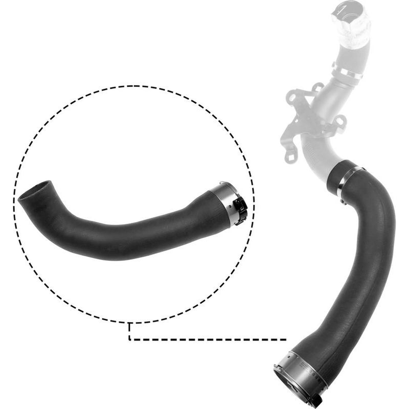 Gates Intercooler Turbo Charge Air Hose 408mm fits Nissan Qashqai II 2013 on 1.2