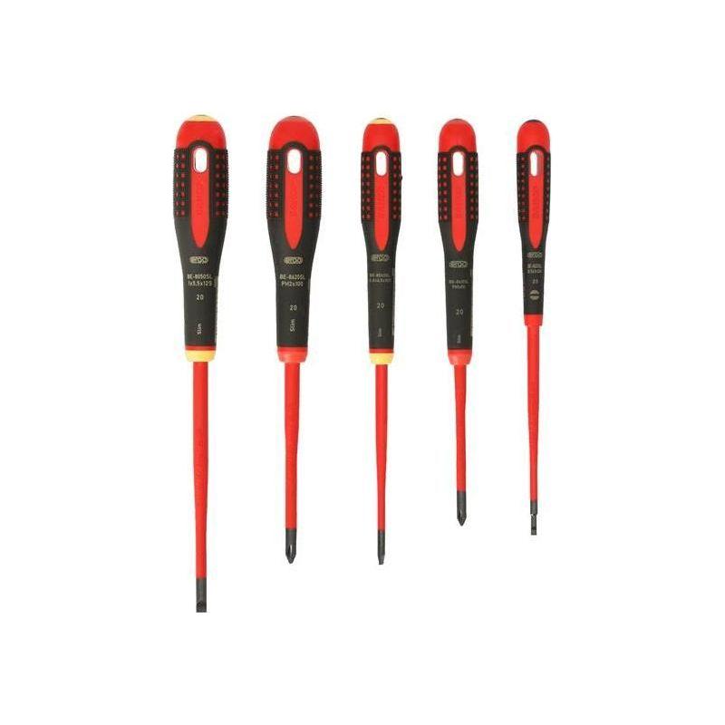 Bahco BE-9881SL ERGO™ Slim VDE Insulated Screwdriver Set, 5 Piece Bahco - NN4 Online