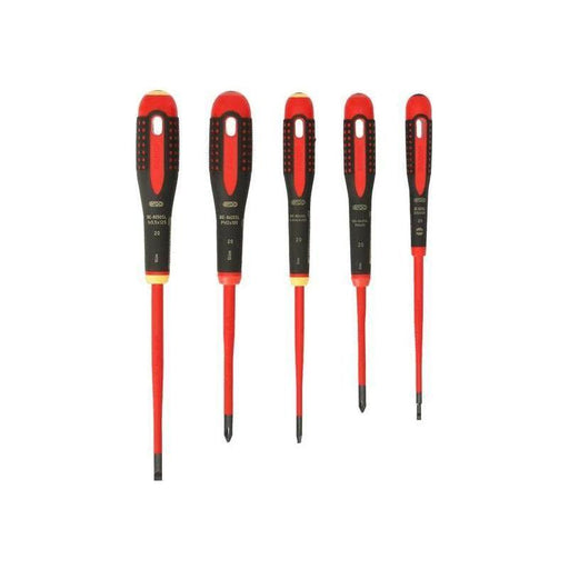 Bahco BE-9881SL ERGO™ Slim VDE Insulated Screwdriver Set, 5 Piece Bahco - NN4 Online