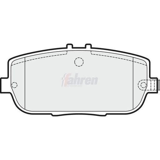 Fahren Rear Brake Solid Discs & Pads fits Mazda MX-5 2005-2016 1.8 2.0