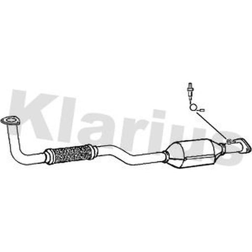 Klarius Catalyst Type Approved With Pipe fits Daewoo Matiz 1998 on 0.8