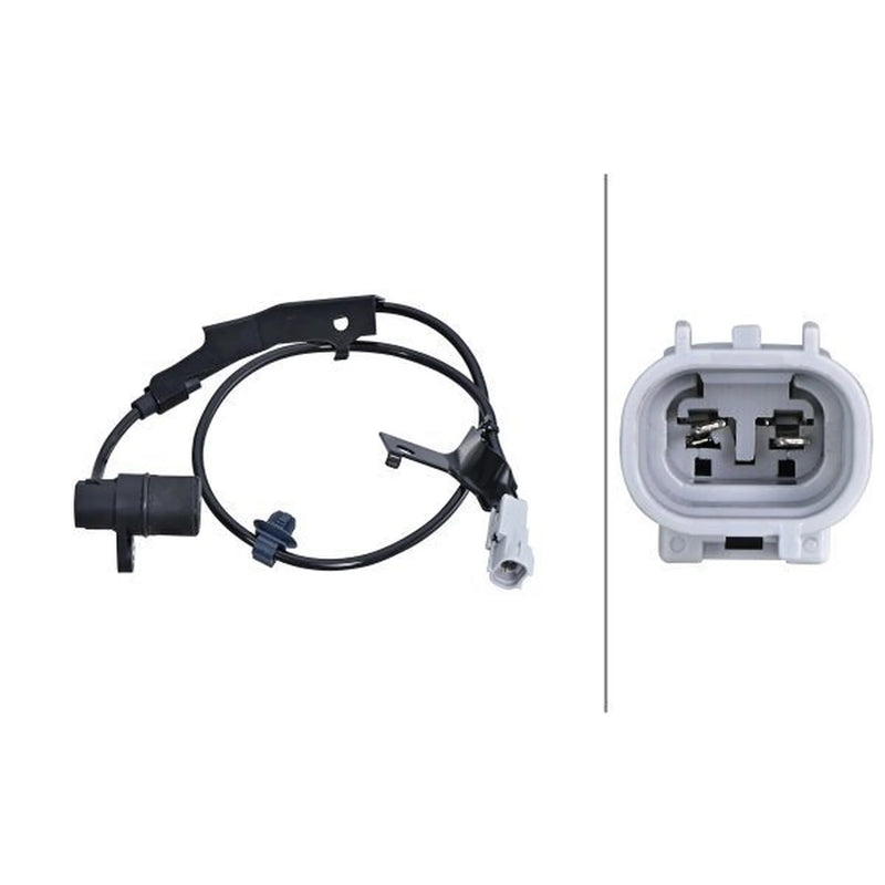 Hella ABS Wheel Speed Sensor Rear Left fits Toyota Hilux Vigo VII Pickup