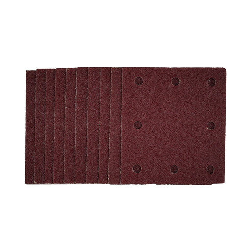 Draper 1/4 Sanding Sheets with Hook and Loop, 115 x 105mm, 40 Grit (Pack of 10) Draper - Dynamic Drive