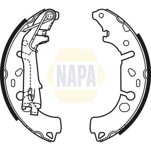 NAPA Brake Shoe Set Axle Kit NBS1063