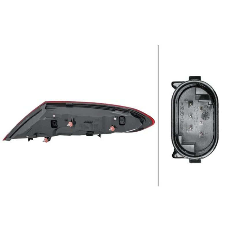 Hella Tail Light / Lamp LED Left fits Mercedes-Benz C-Class 2015-2023