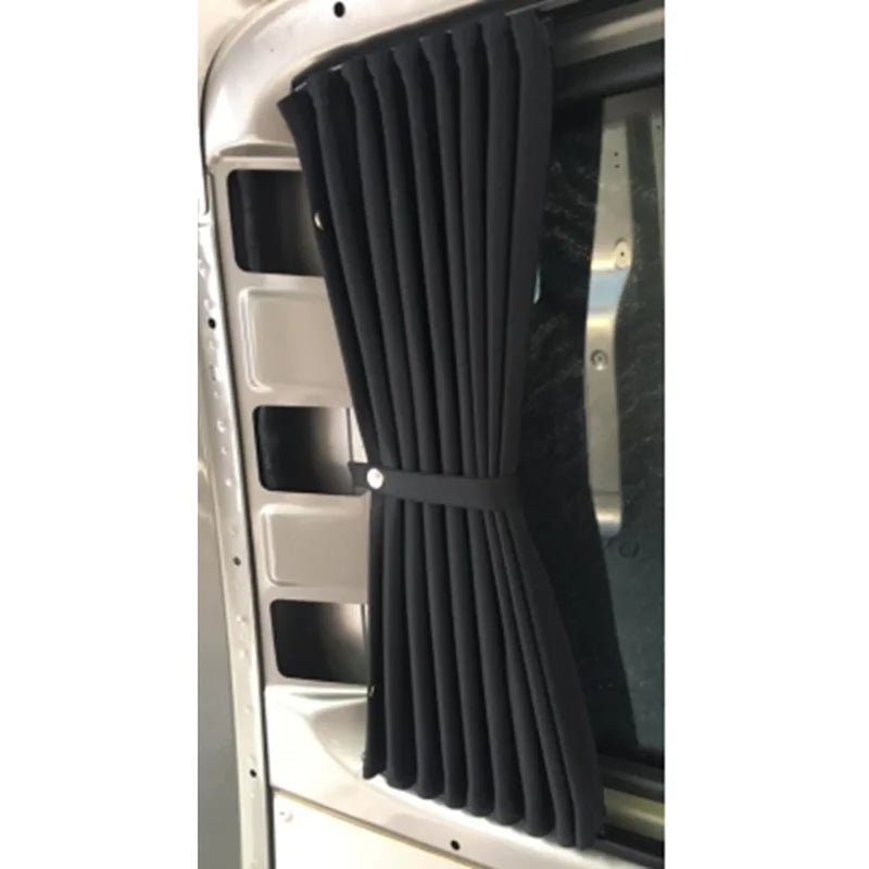 Ford Transit Custom Tailgate Curtains 2012-2024 - Black