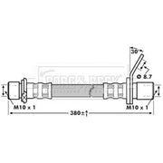 Borg & Beck Brake Hydraulic Hose Line Rear Left BBH7218