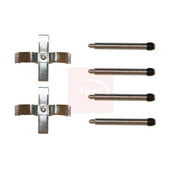 Apec Brake Pad Accessory Fitting Kit Rear fits Opel Senator B 1988-1993