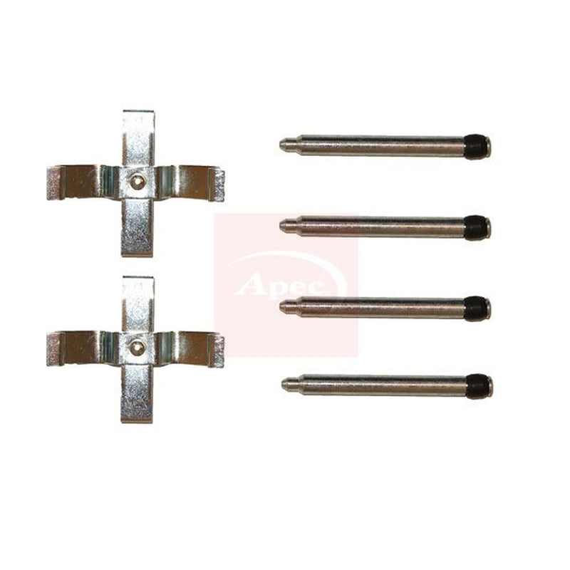Apec Brake Pad Accessory Fitting Kit Rear fits Opel Senator B 1988-1993