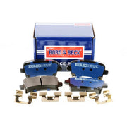 Borg & Beck Front & Rear Brake Discs & Pads fits Chevrolet Malibu 2012 on 2.4