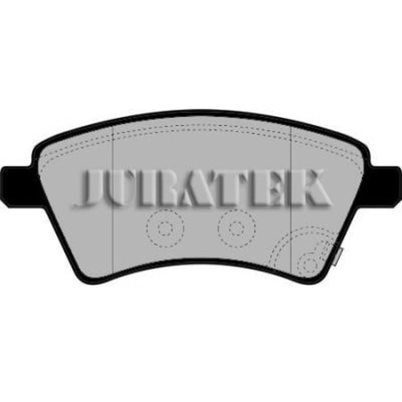 Juratek Front Brake Pad Set fits Fiat Sedici 2006-2014 1.6 1.9 2.0