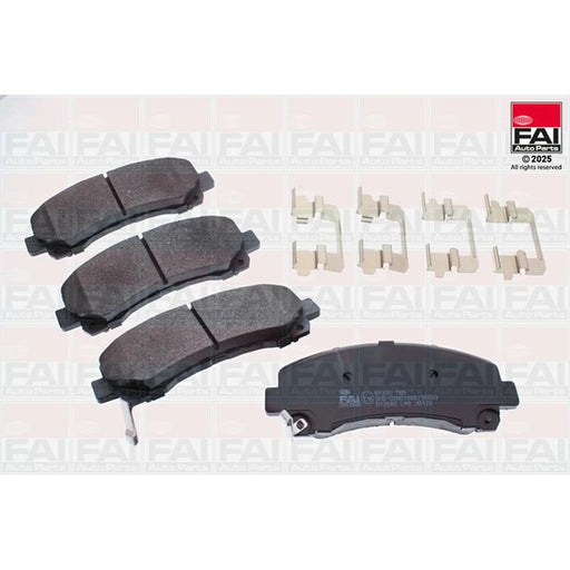 FAI Front Brake Pad Set fits Isuzu D-Max I Platform/Chassis 2007-2012 3.0