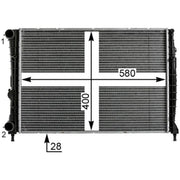 Mahle Engine Radiator fits Alfa Romeo GT 2003-2010 1.8 2.0