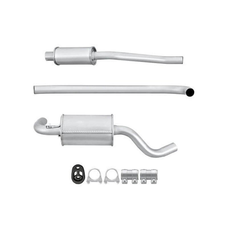 Hella Middle Silencer fits Ford Fiesta 1989-1995 1.8